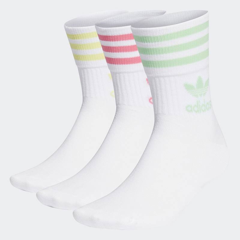 Adidas Mid-Cut Crew Socks 3 Pairs