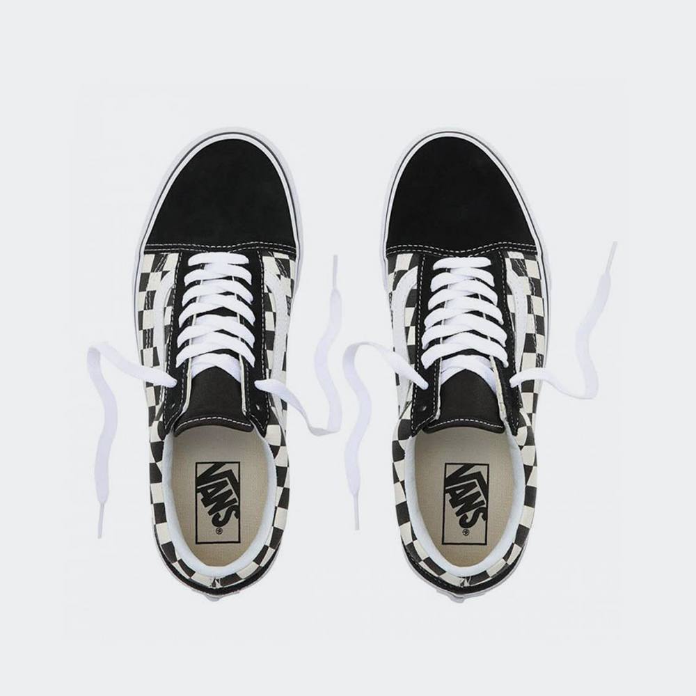 vans ward checkered skate shoes