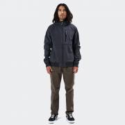 Emerson Soft Shell Ribbed Jacket with Hood WATERPROOF D.GREY