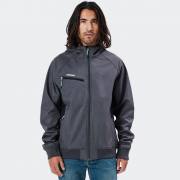 Emerson Soft Shell Ribbed Jacket with Hood WATERPROOF BD GMD/BLACK