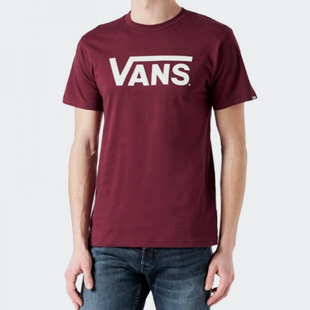 vans t shirt maroon