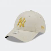 NEW ERA FEMALE METALLIC LOGO 9FORTY NEW YORK YANKEES