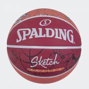 Spalding Sketch Dribble Sz7 Rubber Basketball