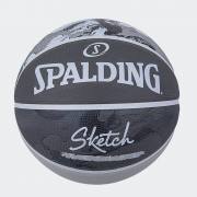 Spalding Sketch Jump Sz7 Rubber Basketball