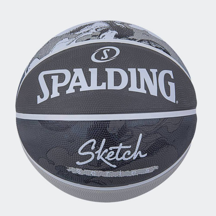 Spalding Sketch Jump Sz7 Rubber Basketball