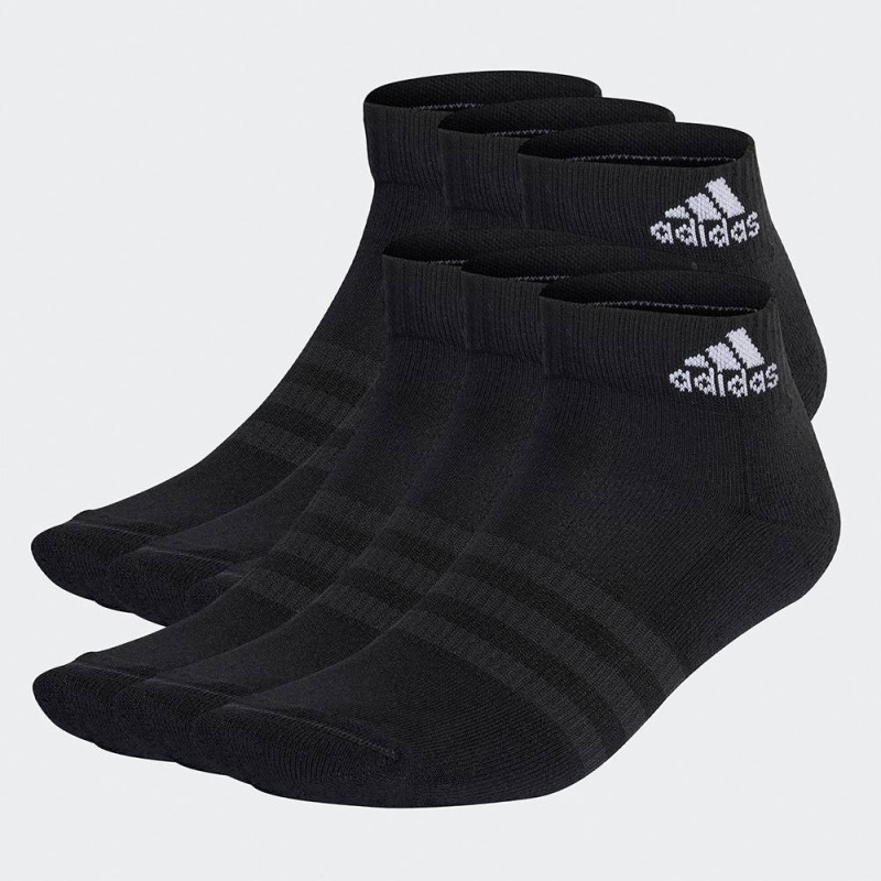 ADIDAS CUSHIONED SPORTSWEAR ANKLE SOCKS 6 PAIRS