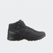 SALOMON KIDS SHOES OUTWAY MID CSWP ΑΔΙΑΒΡΟΧΟ BLACK/LICHEN GREEN/CHARLOCK