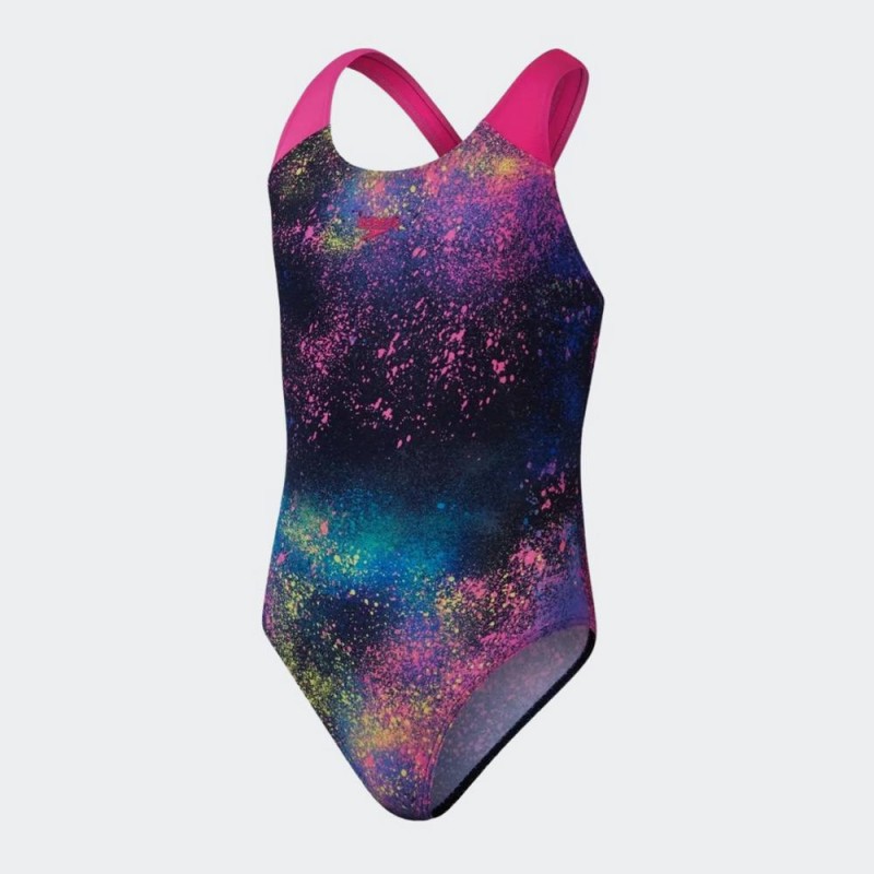 SPEEDO Girls Digital Allover Splashback 