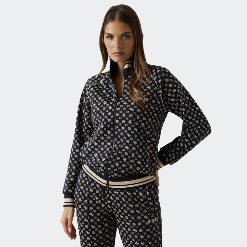 GUESS AGGIE FULL ZIP SWEATSHIRT
