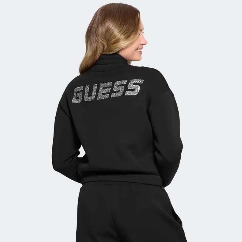 GUESS CECILIA SCUBA ZIP SWEATSHIRT