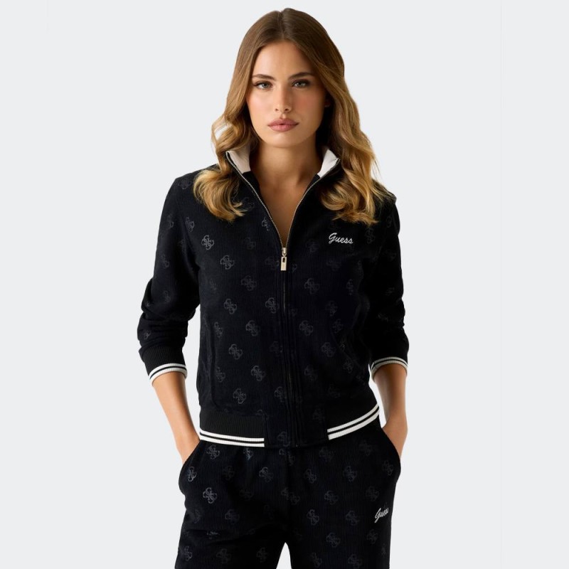 GUESS PAULINA FULL ZIP SWEATSHIRT 