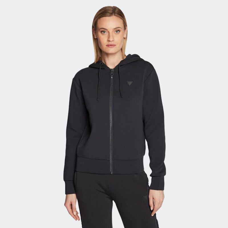 GUESS ALLIE SCUBA HOODIE ZIP SWEATSHIRT