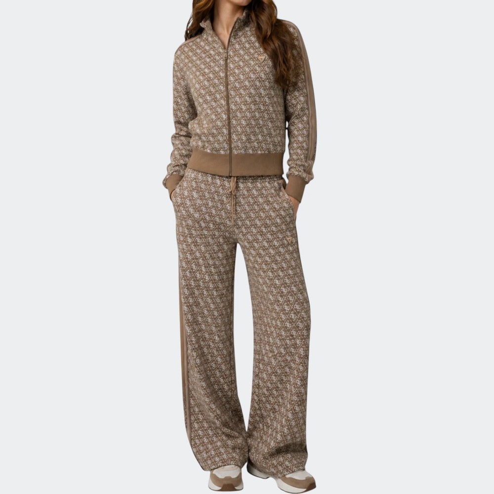 GUESS 4G ALLOVER JACQUARD LONG PANTS