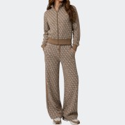 GUESS 4G ALLOVER JACQUARD LONG PANTS