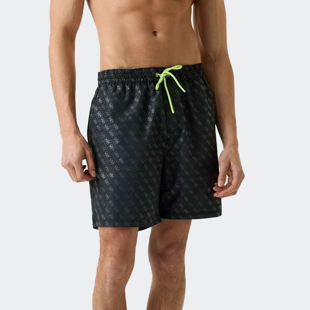 GUESS SWIMTRUNK NEW 4G LOGO