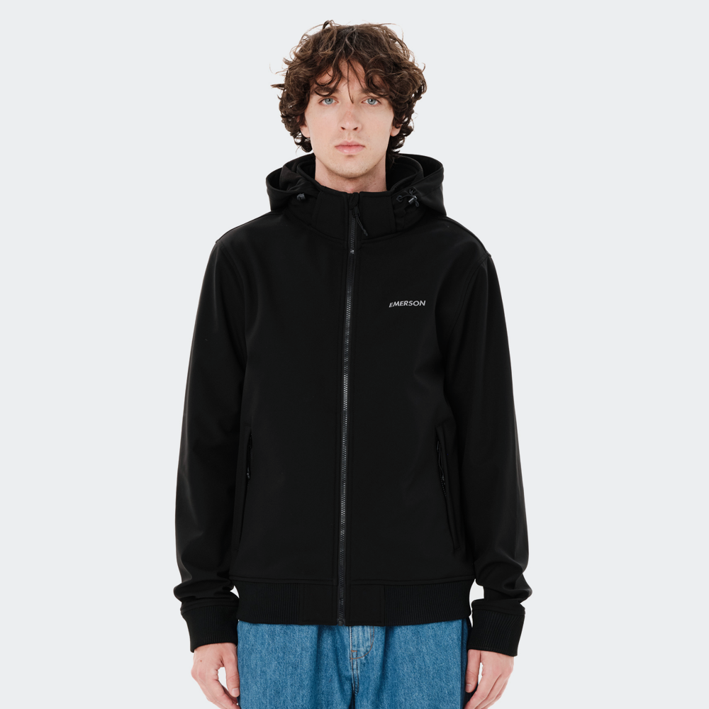 EMERSON HOODED BONDED BOMBER JACKET ΑΔΙΑΒΡΟΧΟ