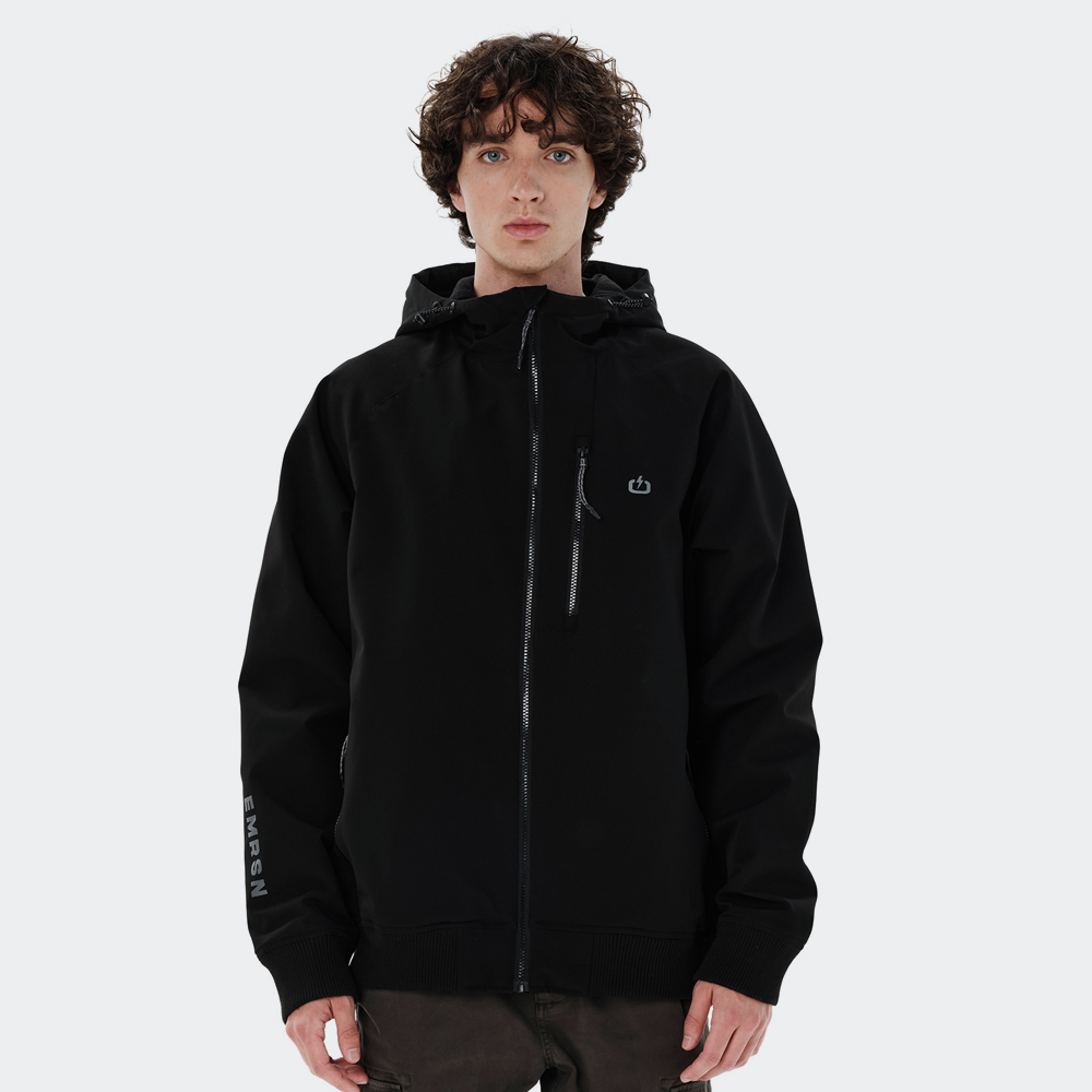 EMERSON HOODED BOMBER JACKET ΑΔΙΑΒΡΟΧΟ