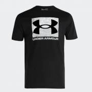 UNDER ARMOUR ABC CAMO BOXED LOGO SS T-SHIRT
