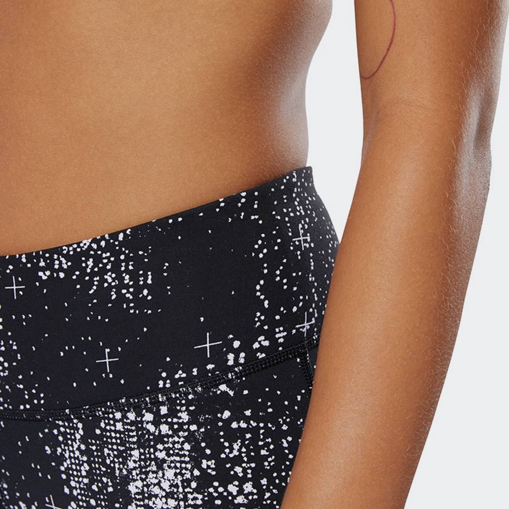 Nike Training leggings in black sparkle print