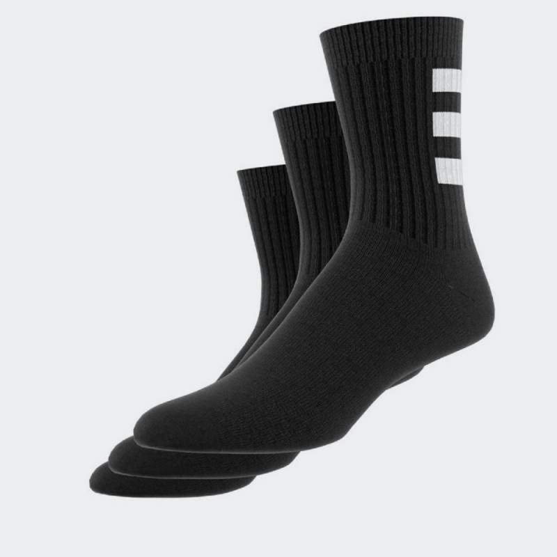 Adidas 3-Stripes Half Cushioned Crew Socks 3 Pairs