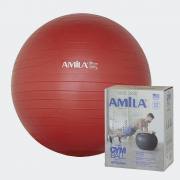 AMILA ΜΠΑΛΑ ΓΥΜΝΑΣΤΙΚΗΣ GYMBALL 65cm ΚOKKINH