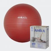 AMILA ΜΠΑΛΑ ΓΥΜΝΑΣΤΙΚΗΣ GYMBALL 65cm ΚOKKINH