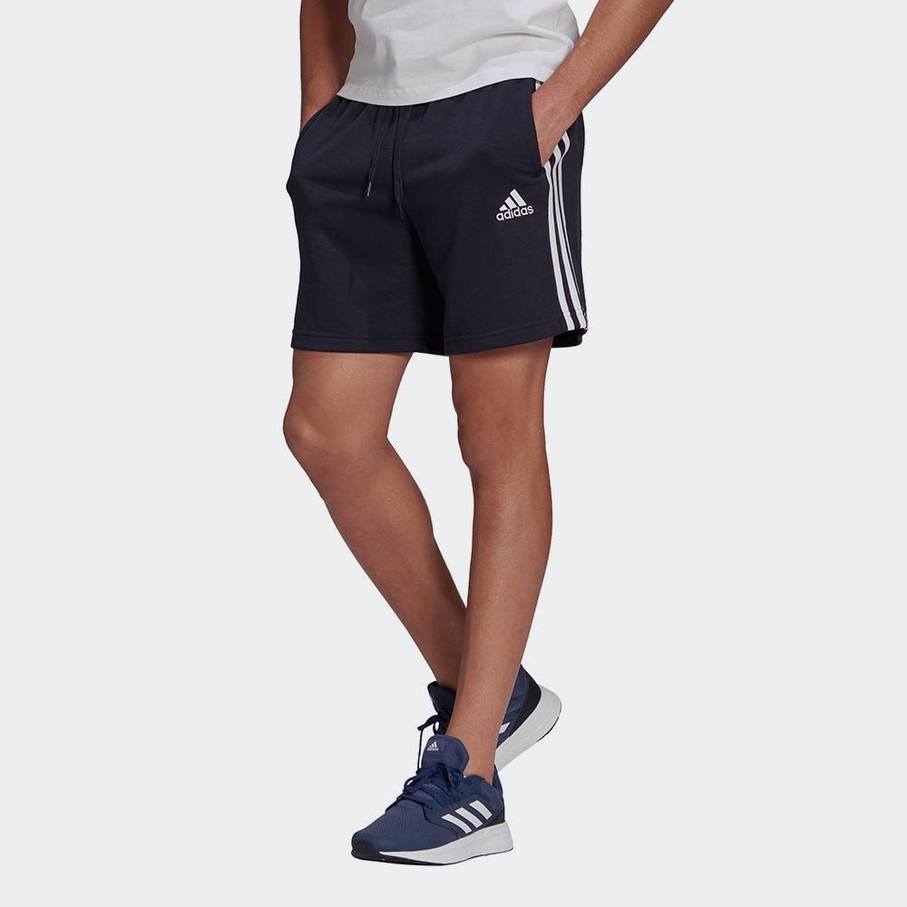 ADIDAS ESSENTIALS FRENCH TERRY 3-STRIPES SHORTS