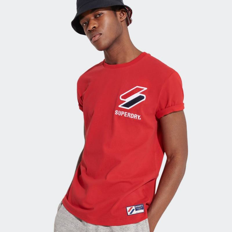 SUPERDRY SPORTSTYLE CHENILLE TEE