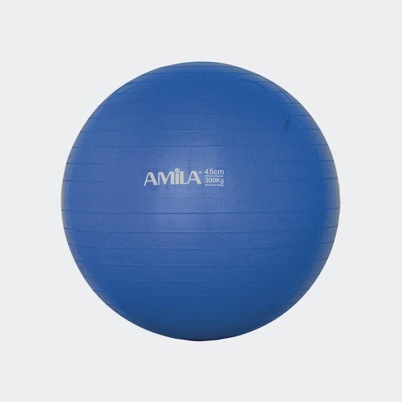 AMILA Μπάλα Γυμναστικής GYMBALL 45cm Μπλε Bulk