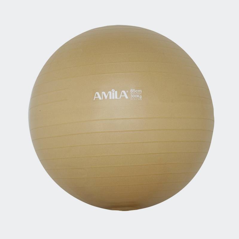 AMILA Μπάλα Γυμναστικής GYMBALL 65cm Χρυσή