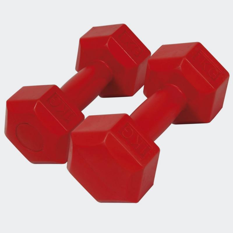 AMILA Αλτήρας Εξάγωνος Plastic Series 1,00Kg (Ζευγάρι)