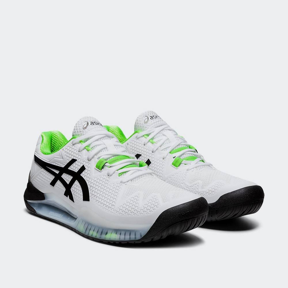 Asics Gel Resolution 8 1041A079-103 Ανδρικά Παπούτσια Τένις Λευκά για Όλα  τα Γήπεδα | Skroutz.gr